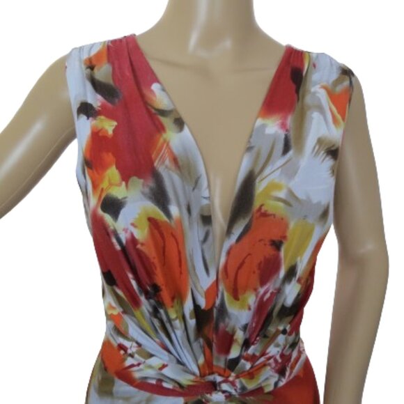 Nicole Benisti Cinched Waist Floral Dress - Picture 2 of 6